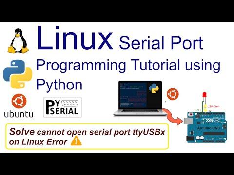 Serial Port Communication between Linux (ubuntu) and Arduino using Python and PySerial Module Pt-2