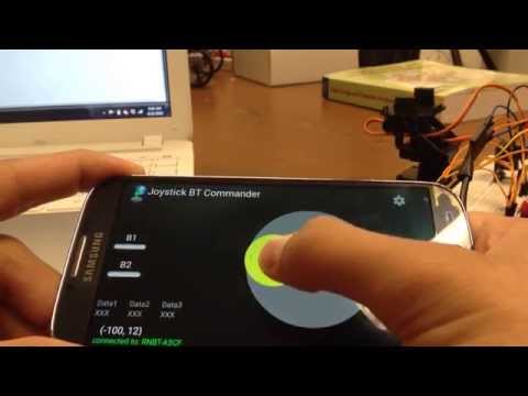 Servo Control with Bluetooth, LabVIEW, and a Smart Phone