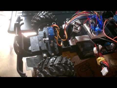 Servo Testing on Arduino RC car.