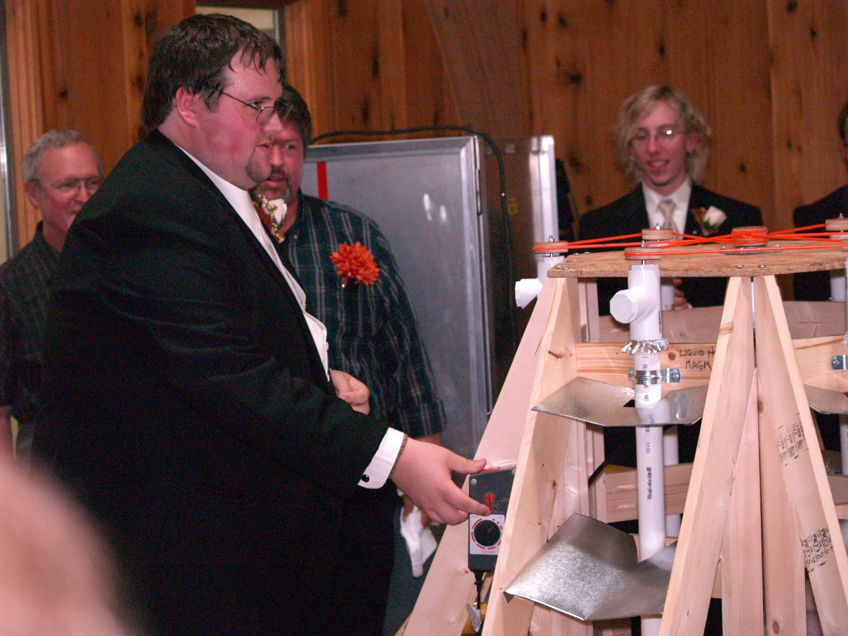 Seth flipping the Cheese fountain switch.JPG