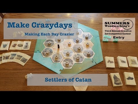 Settlers of Catan from a 2x4