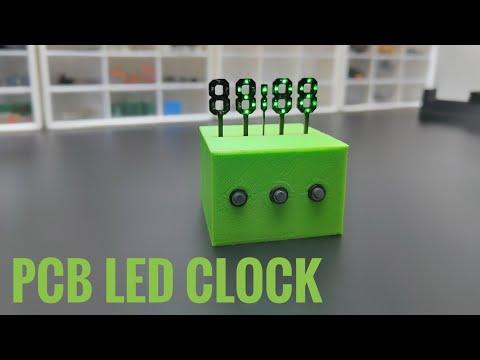 Seven segment Skelton clock making | JLCPCB