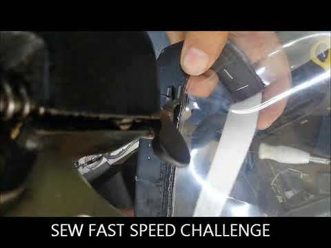 Sew Fast (Speed Challenge) - DIY COVID-19 Face Shield