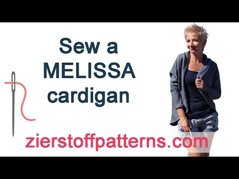 Sew a cardigan for beginners - MELISSA Zierstoffpatterns