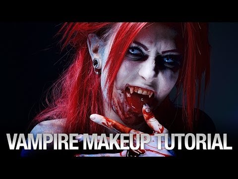 Sexy halloween vampire makeup tutorial