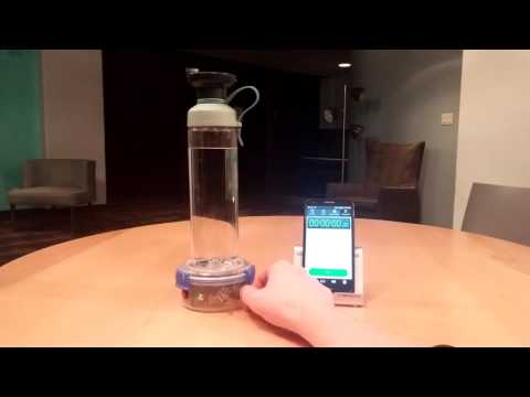 Shake Night Light Water Bottle time demo