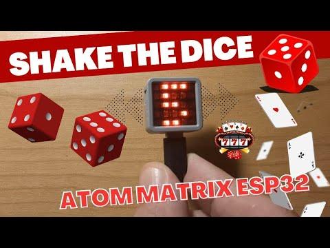 Shake the Dice using Atom Matrix ESP32