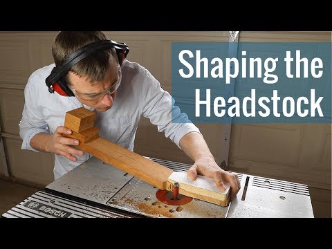 Shaping the Headstock (Ep 10 - Acoustic Guitar Build)