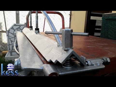 Sheet Metal Bender Brake DIY Fully Modified