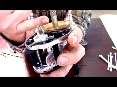 Shimano Curado Full Reel Cleaning - Part 2 - Cleaning and putting together