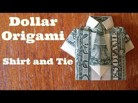 Shirt and Tie: Dollar-Bill Origami