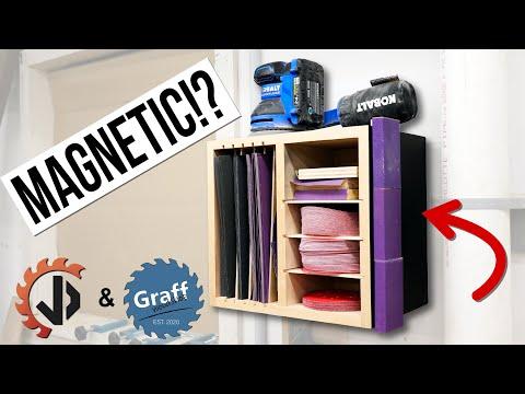 Shop Sanding Cabinet // Shop Organization