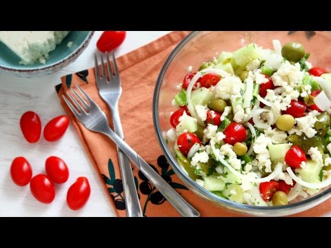 Shopska Salad Recipe - Bulgarian Food