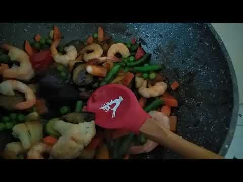 Shrimp Stir Fry - Add Sauce