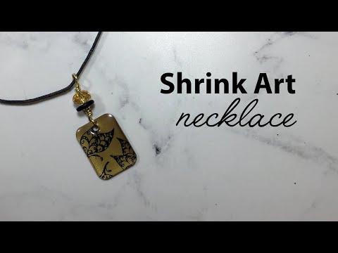 Shrink Plastic Necklace