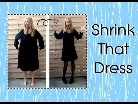 Shrink That Dress: a DIY Tailoring Tutorial