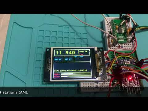 Si4735 - All Band - AM, SSB and FM + RDS, working on Arduino Pro Mini 3.3V (8MHz) and TFT (ILI9225).