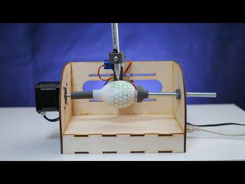 Simple Arduino Based EggBot (drawing machine)