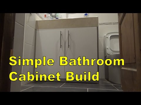 Simple Bathroom Cabinet Build