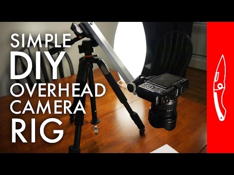 Simple DIY Overhead Camera Rig / Mount Setup