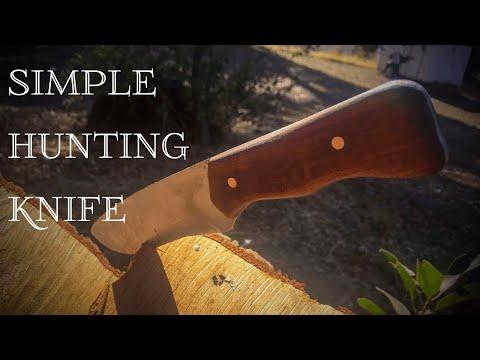 Simple Hunting Knife // How To Make