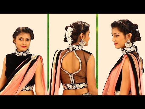 Simple Indian Hairstyles for Long Hair For Wedding Reception &amp;amp; Party &amp;ndash; Bridal Hairstyle Step By Step