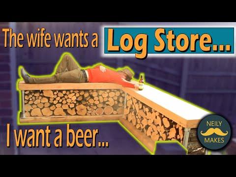 Simple LOG STORE (Easy DIY/How To)