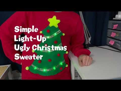 Simple Light Up Ugly Christmas Sweater