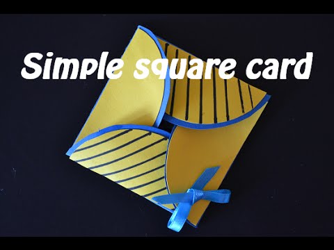 Simple Origami Card - Handmade - DIY Crafts Tutorials - Giulia's Art