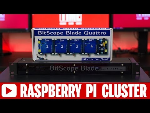 Simple Raspberry Pi Cluster Server Solution using Bitscope Blade Rack