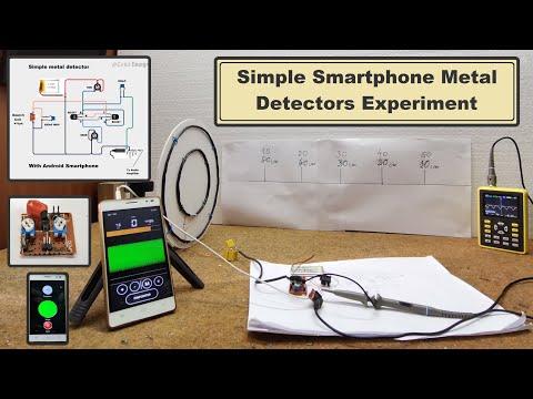 Simple Smartphone Metal Detector Experiments