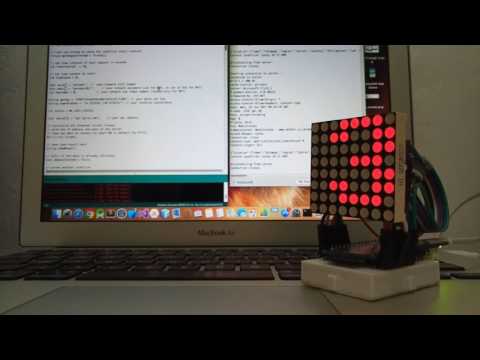 Simple Weather Matrix Display Demo 1