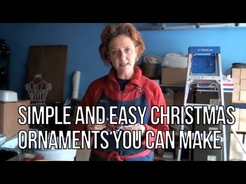 Simple and Easy Christmas Ornaments You Can Make