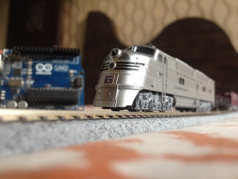 Simple automated model railway loop | Arduino controlled