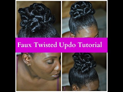 Simple updo style using braids for thanksgiving hairstyle 2015, protective hairstyle