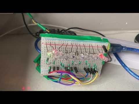 Simplest Arduino Audio Visualizer Demonstration