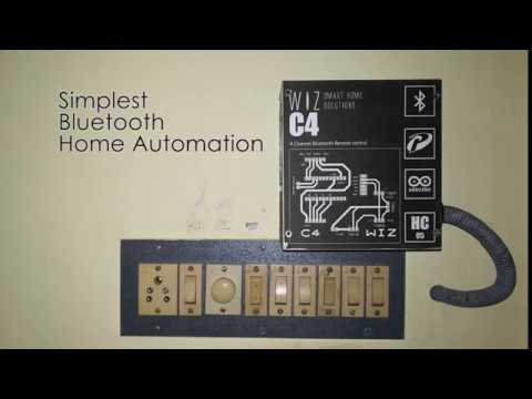 Simplest Home Automation using Bluetooth, Android Smartphone  and  Arduino. Working Demo