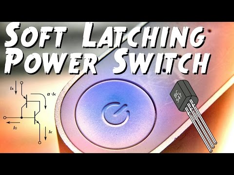 Simplest Soft Latching Power Push Switch ON/OFF Circuit