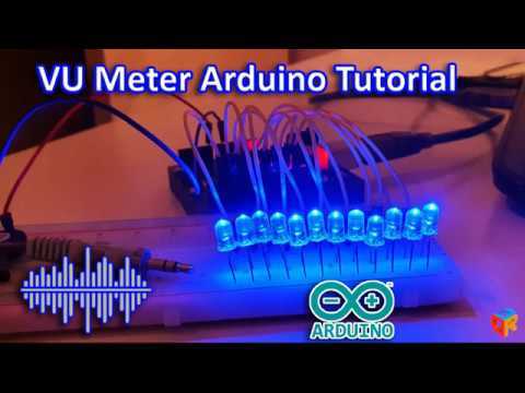 Simplest VU meter using Arduino UNO