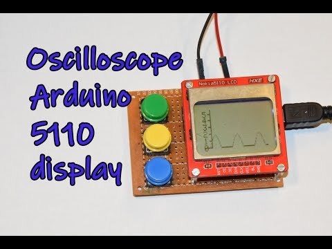 Simply Oscilloscpe Arduino 5110 display