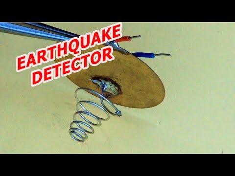 Single Transistor Earthquake Detector! Arduino And Visuino Project!