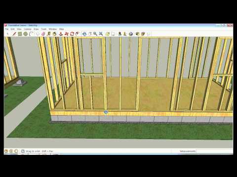 Sketchup Small Structure Foundations by Solarcabin