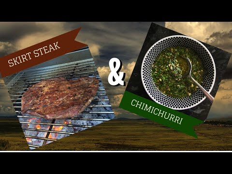 Skirt Steak with Chimichurri sauce