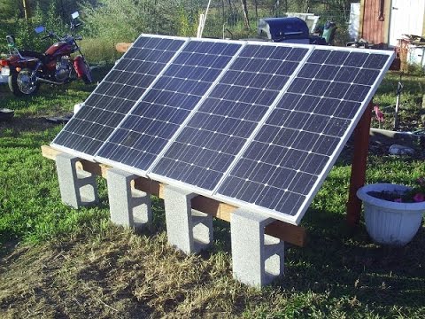 Small  Solar Power System Off Grid Appliances and Gadgets