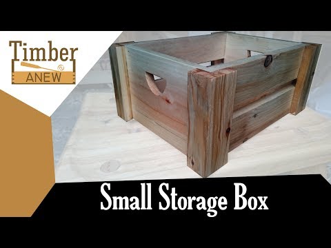 Small Storage Box made from Pallet Wood - Woodworking Project