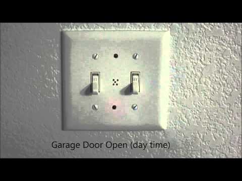 Smart Garage Door Open Indicator Demonstration