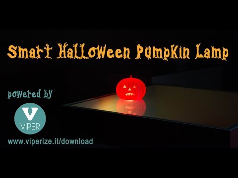 Smart Halloween Pumpkin Lamp