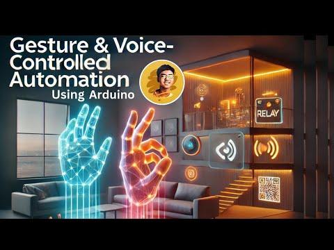 Smart Home Like Never Before: Gesture &amp; Voice-Controlled Automation with Arduino