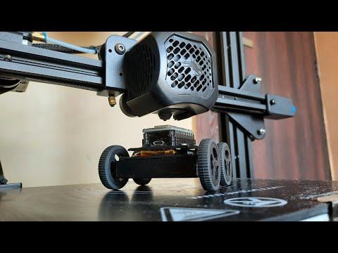 Smartphone Controlled 4X4 Robot | ESP8266-based 3D Printed Robot