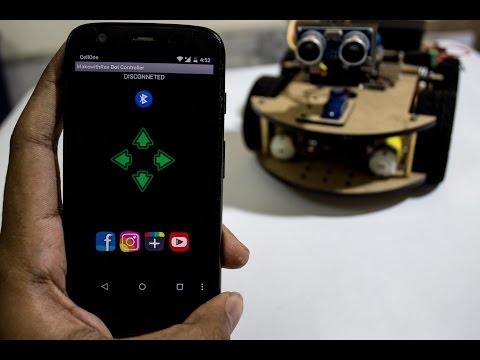 Smartphone Controlled Arduino 4WD Smart Robot || Lets make Robots Part I